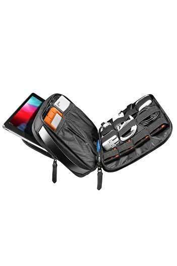 Tomtoc Universal accessory bag 8.3″ Tomtoc, black, T11M1D1
