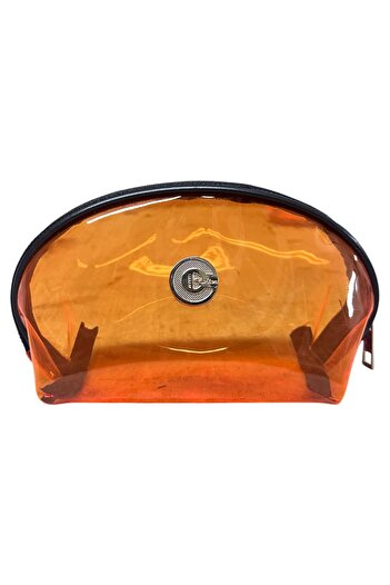 Maykis Transparent Clam Model Makeup and Travel Bag