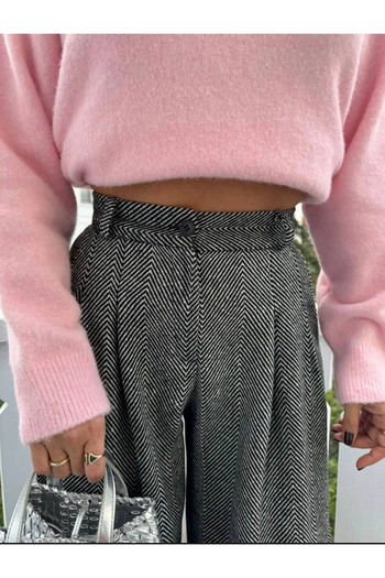 Hotfashion Palazzo High Waist Pants Black