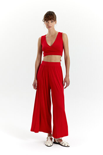 Simple Co. Soft Skin Touch Vera Crop Bustier with Tie