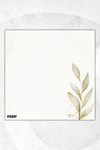 Ficksy Flower Memo Pad - 9*9 cm Size - 50 Sheets - Notepad - Memopad - Note Paper - to Do List - Notebook