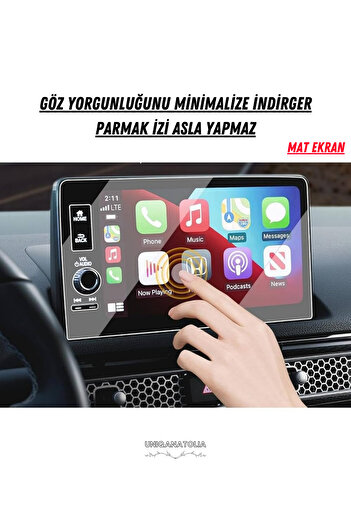 UniqAnatolia For Honda Cr-V E:Hev 2024 Navigation Multimedia Compatible Matte Screen Protector