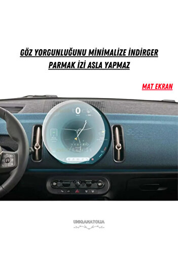 UniqAnatolia Mini Cooper/Countryman 2024 Navigation and Multimedia Compatible Matte Screen Protector
