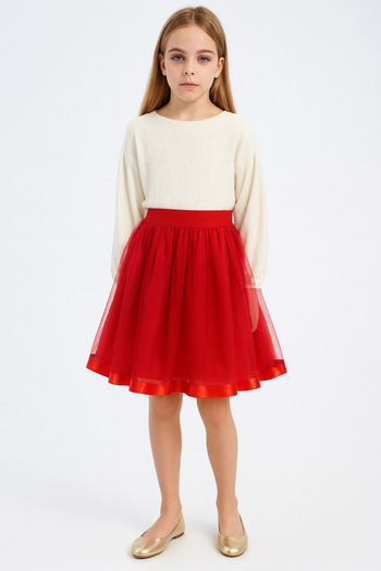 ESİLA KİDS Girls' Skirt Dream Tulle Skirt Party and Special Occasion Wear 4-14 Years