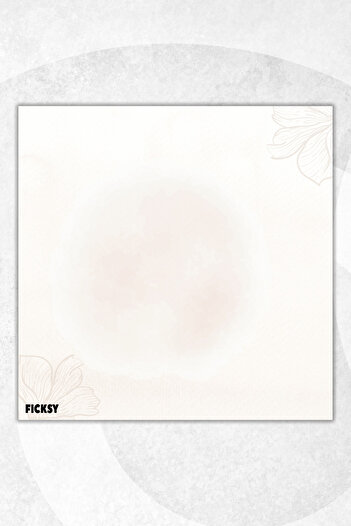 Ficksy Flower Memo Pad - 9*9 cm Size - 50 Sheets - Notepad - Memopad - Note Paper - to Do List - Notebook