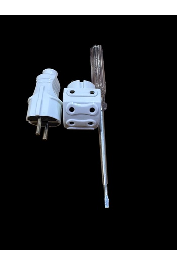 SERMER PAZARLAMA Set of 3 Five-Prong Plug Control Pens and Plug Heads