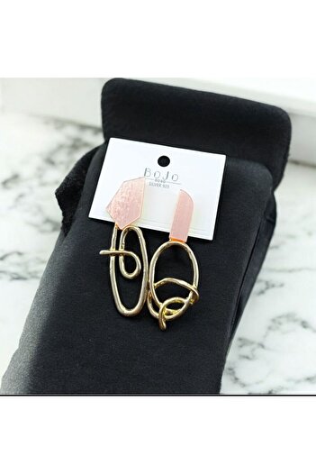 Candy Acrylic Stone Lavande Lien Earrings