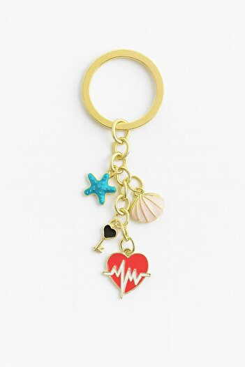 Çantacımstore Bag Charm Keychain Accessory Heart No: 1005