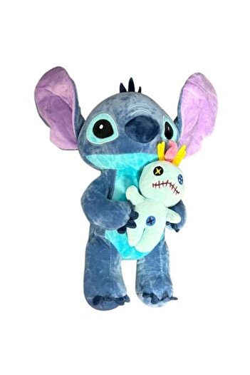 Lilo & Stitch Stitch plush toy with doll, the beloved character from Lilo & Stitch, blue, 40cm