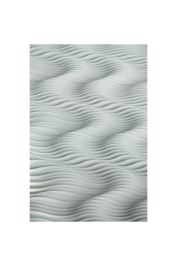 OEM Tablou Canvas Premium, Abstract textura valuri albe delicat, 35 x 50 cm