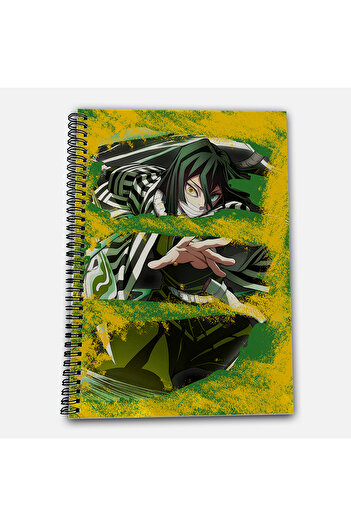 Define Moyas Demon Slayer Obanai Striped A4 School Notebook 72 Sheets Model 2