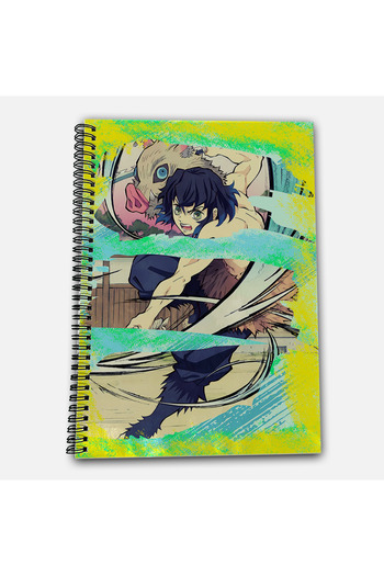 Define Moyas Demon Slayer Inosuke Unlined A4 School Notebook 72 Sheets Model 2
