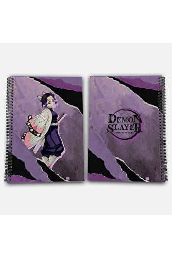 Define Moyas Demon Slayer Shinobu Checkered A4 School Notebook 72 Sheets Model 1