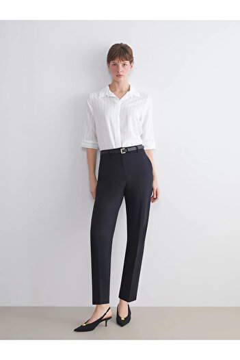LC Waikiki Women's Cigarette Pants with Belt