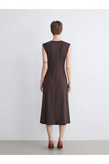 LC Waikiki Crew Neck A-Line Dress