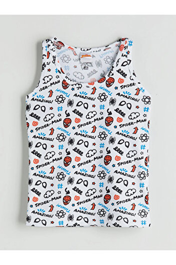 LC Waikiki Crew Neck Spider-Man Printed Boys' Tank Top 2-Pack