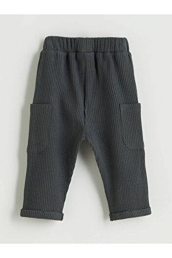 LC Waikiki Embroidered Baby Boy Sweatshirt and Pants 2-Piece