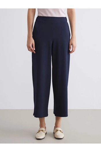 LC Waikiki Wide Leg Women's Trousers with Elastic Waist