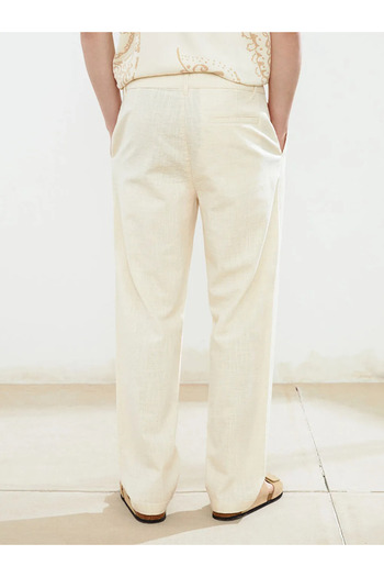 LC Waikiki Comfortable Linen Look Men's Trousers