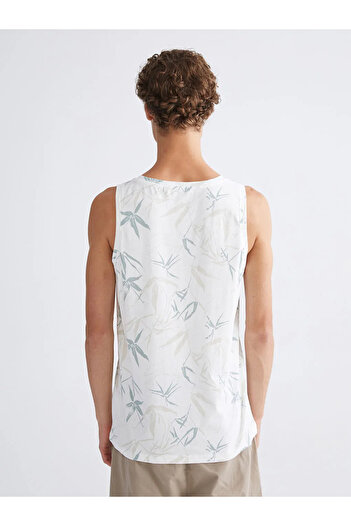 LC Waikiki Crew Neck Printed Men's Sleeveless T-Shirt