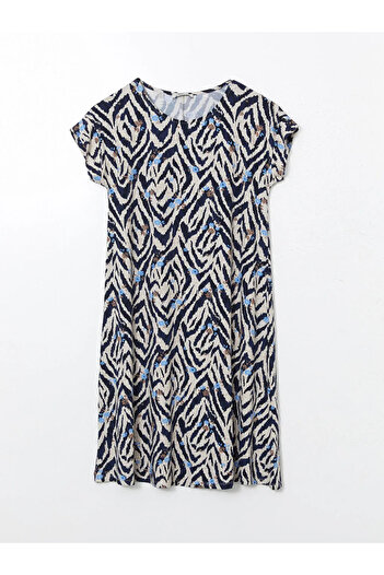 LC Waikiki Crew Neck Print Dress