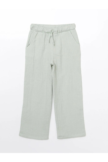 LC Waikiki Elastic Waist Textured Girl's Trousers