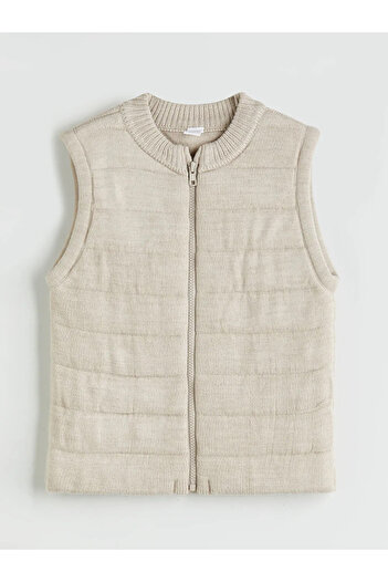 LC Waikiki Crew Neck Boy Zippered Vest
