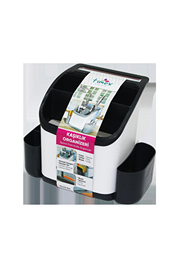 BYKOPUZ Plastic Spoon Holder Organizer for Counter Top (5273)