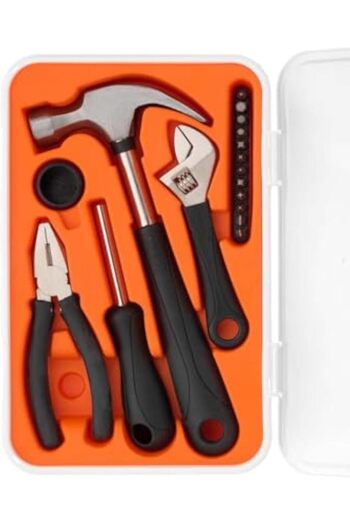 IKEA 17-Piece Tool Set, Black, Metal and Rubber Handle, German Style, Hammer