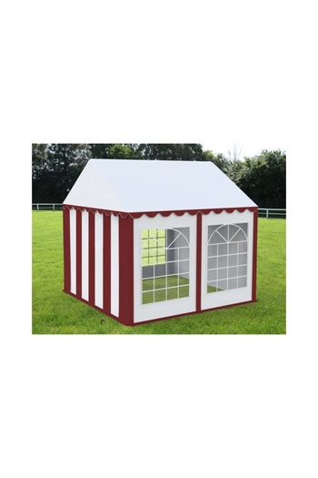 Martin Corturi Evenimente 3x4 m ECONOMY Event Tent, PVC 500g/m²WHITE-RED