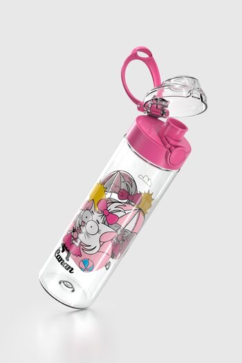 Renga Saga Kral Şakir Patterned 630 ml Tritan Children's Water Bottle 222030 Pink