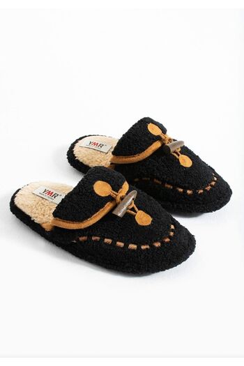 STOCON Women's Home Slippers Plush Slippers Dowry and Bundle Slippers No Sound Thick Sole Stc1155