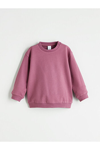 LC Waikiki Crew Neck Basic Baby Girl Sweatshirt