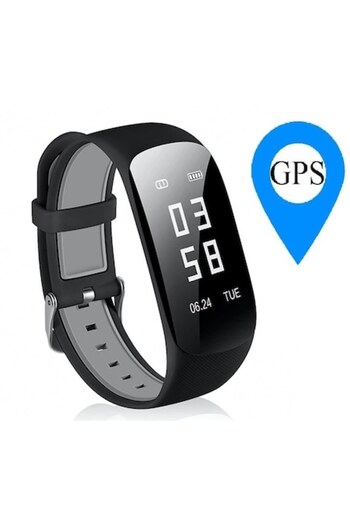 MoreFIT Fitness Bracelet MoreFIT™ Z17, GPS, Heart Rate Monitoring, IP67, Black