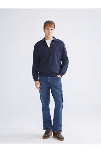 LC Waikiki Sparkling Choices from Shining Store |   Polo Neck Men's Thick Sweatshirt