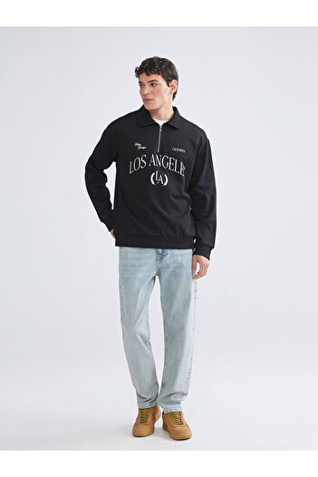 LC Waikiki Sparkling Choices from Shining Store |   California Printed Men's Thick Sweatshirt