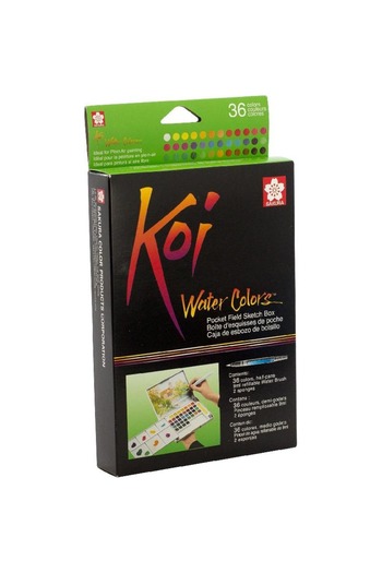 Sakura Koi Pocket Field Sketch Box Watercolor Set