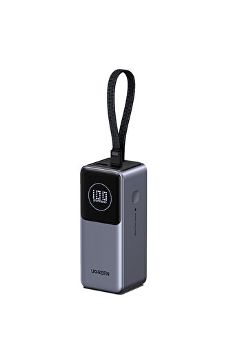 Ugreen Nexode PowerBank Built-in Cable USB-C and USB Ports 20000mAh 130W - Gray