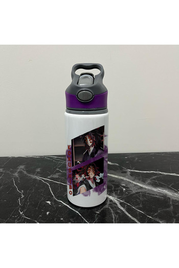 Define Moyas Demon Slayer Kokushibo Cold Water Bottle with Straw