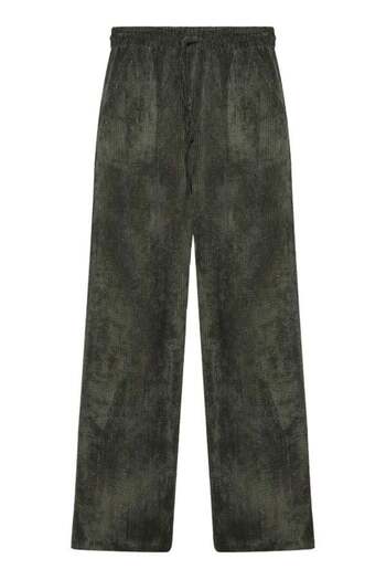 Quzu 71211 Velvet Trousers Khaki
