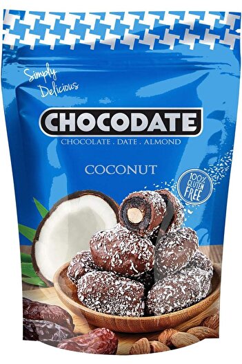 CHOCODATE Exclusive Real Coconut Chocolate Pouch 250 g