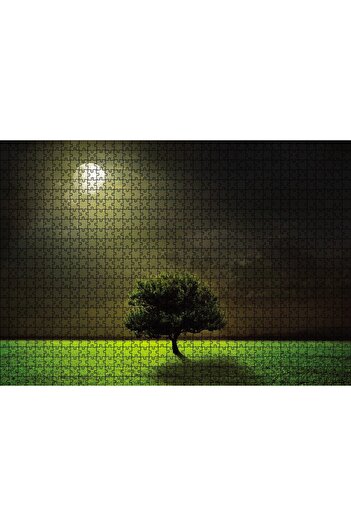 Cakapuzzle Cakasepetim Dolunay Ağaç 1000 Parça Puzzle Yapboz Mdf (Ahşap)