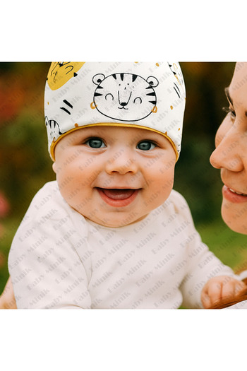 Baby Minik Baby Boy Beret Double Layer 6-12 Months