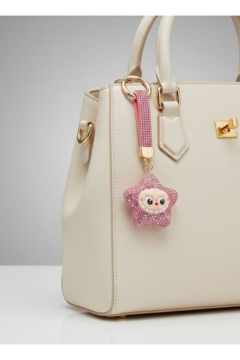 Emsay Store Labubu Bag Accessory-Labubu Keychain - Stone Charm Keychain |   Sparkly Bag Accessory