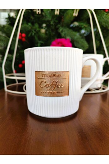 Madame Coco Droit Gold Mug White 375 ml - 1 Piece