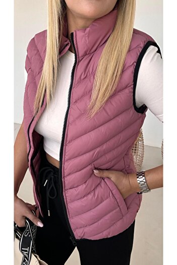 Sezgi Tekin Premium Series Dik Yaka Purple Inflatable Vest