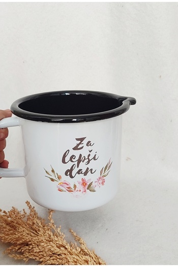 EBRULİEMAYE Za Lepsi and Emaye Milk Pot Sauce Pot 1.5 Liter Egg Cooking Pot