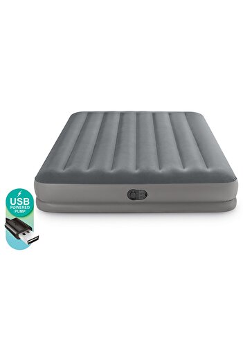 Intex Queen Dura-Beam Prestige Airbed With Usb Pump