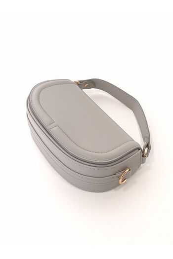 Ecrou Mini Baguette Shoulder Bag Gray