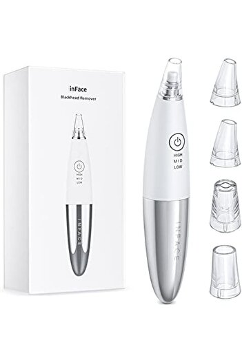 inFace Blackhead Remover Pore Vacuum, Blackhead Extractor Tool Blackhead Vacuum, USB Rechargeable Fa